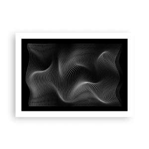 Affisch - Ljusets dans i rymden - 70x50 cm
