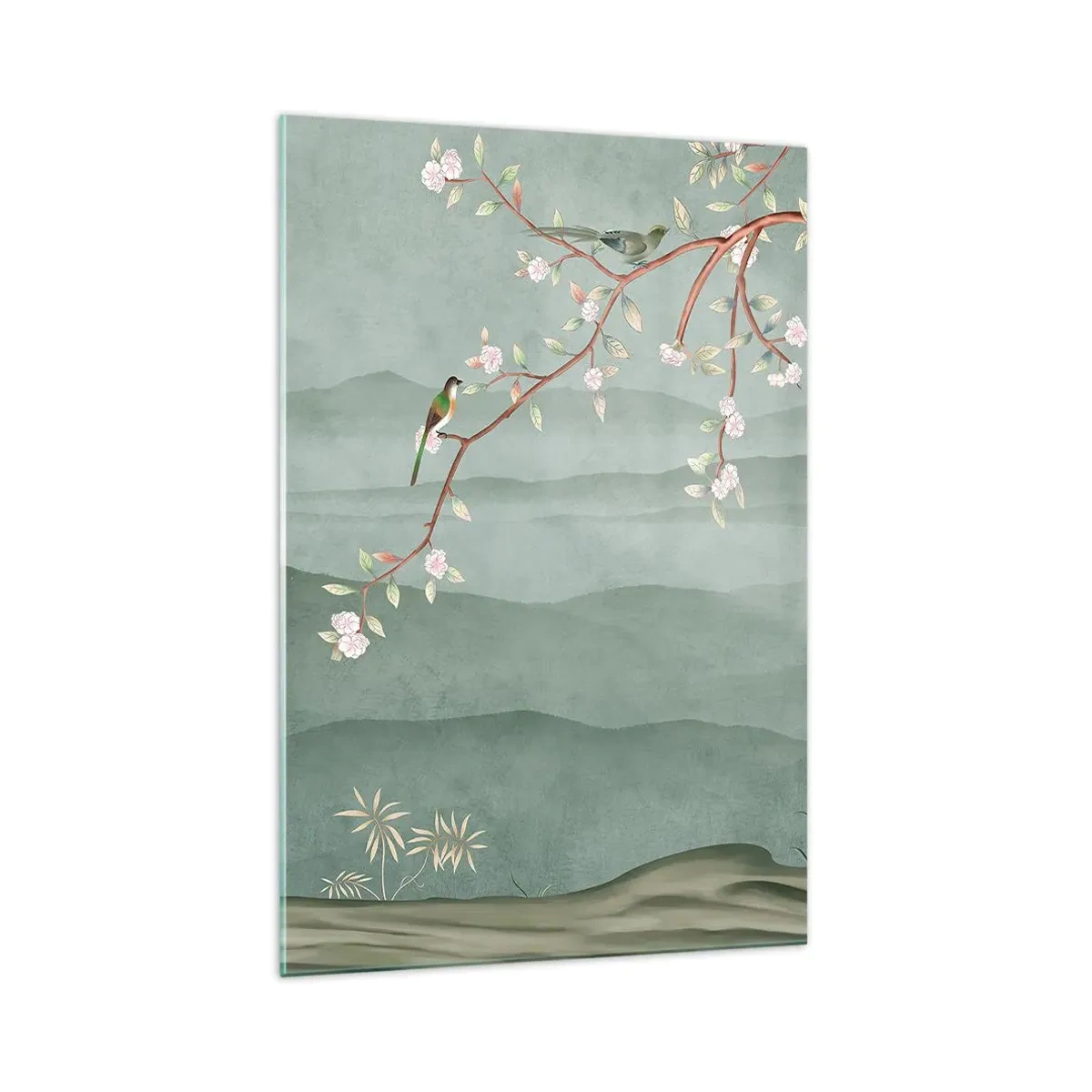 Glastavla - Bild på glas - Vår, ah, det är du - 70x100 cm