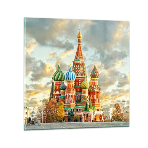 Glastavla - Bild på glas - Även Disney skulle inte komma på det - 30x30 cm
