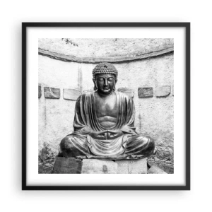 Affisch i svart ram - Hos lugnets källor - 50x50 cm