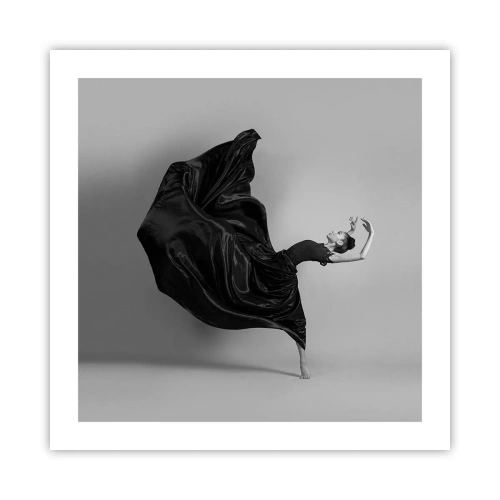 Affisch - Bevingad av musiken - 50x50 cm
