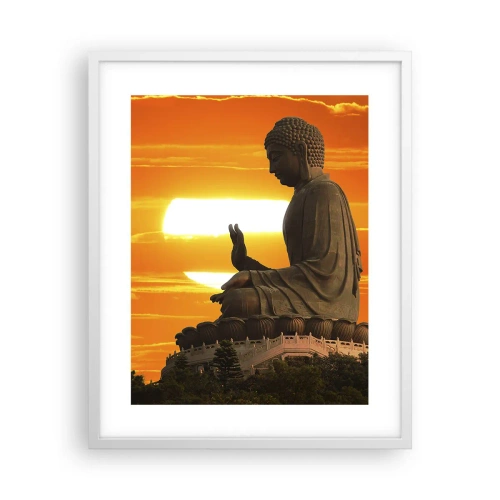 Affisch i vit ram - Utan rädsla för världen - 40x50 cm