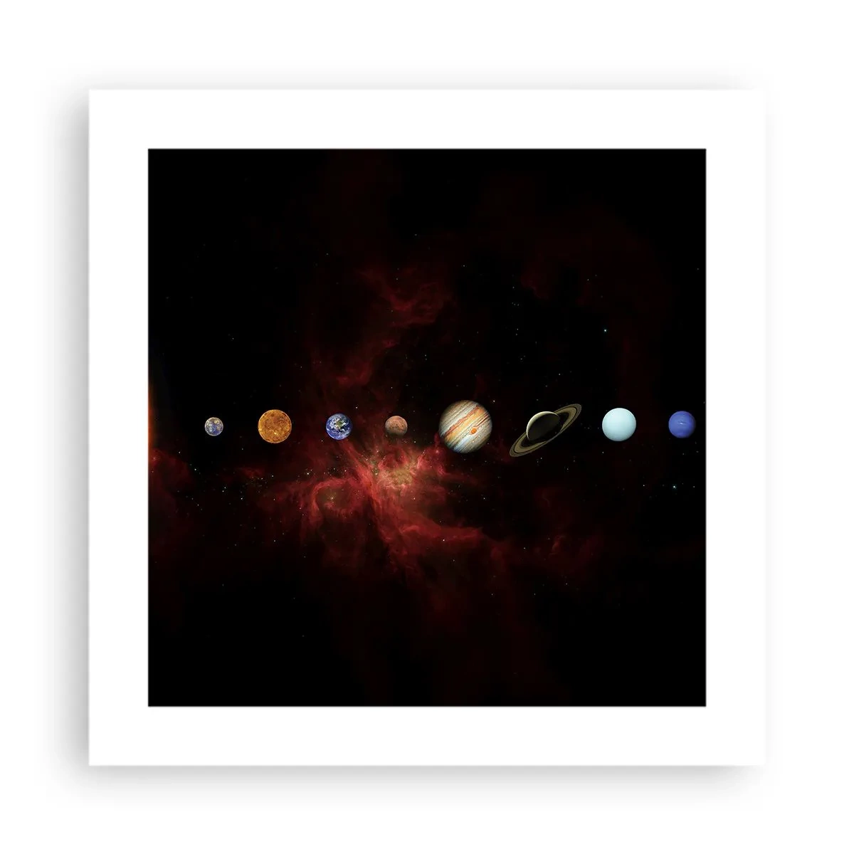 Affisch - Vårt grannskap - 40x40 cm