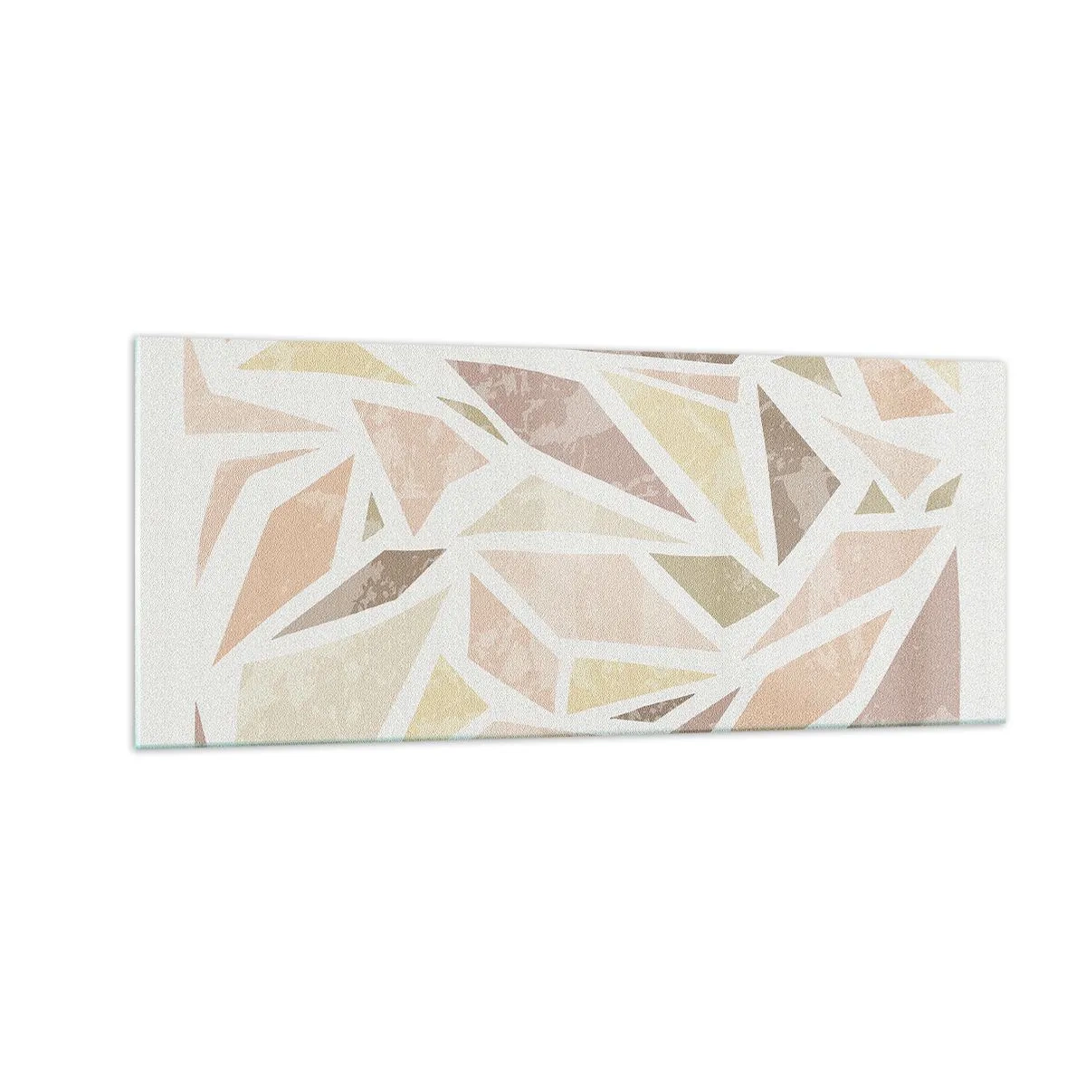 Glastavla - Bild på glas - Komposition av färgat glas - 100x40 cm