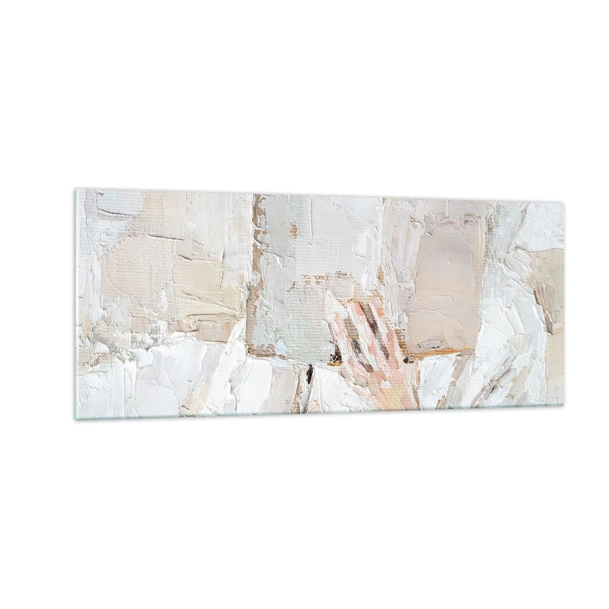 Glastavla - Bild på glas - I en annan värld - 100x40 cm