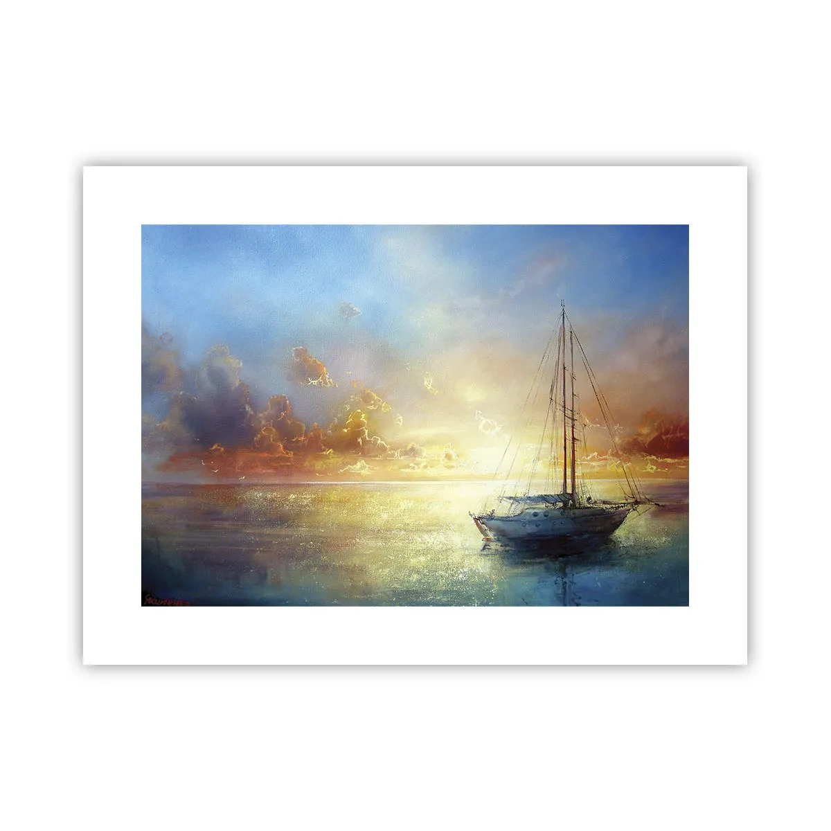 Affisch - I guldviken - 40x30 cm