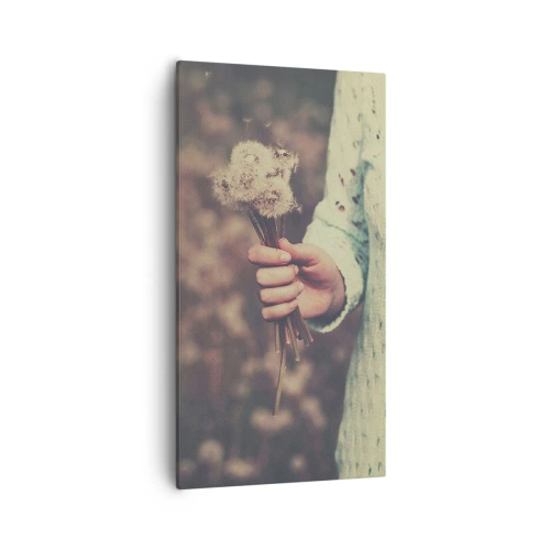 Canvastavla - Bild på duk - Behåll dem - 55x100 cm