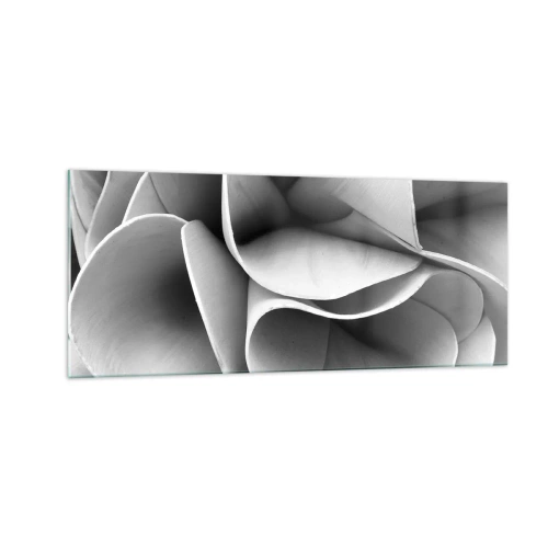 Glastavla - Bild på glas - Det händer i rummet - 100x40 cm