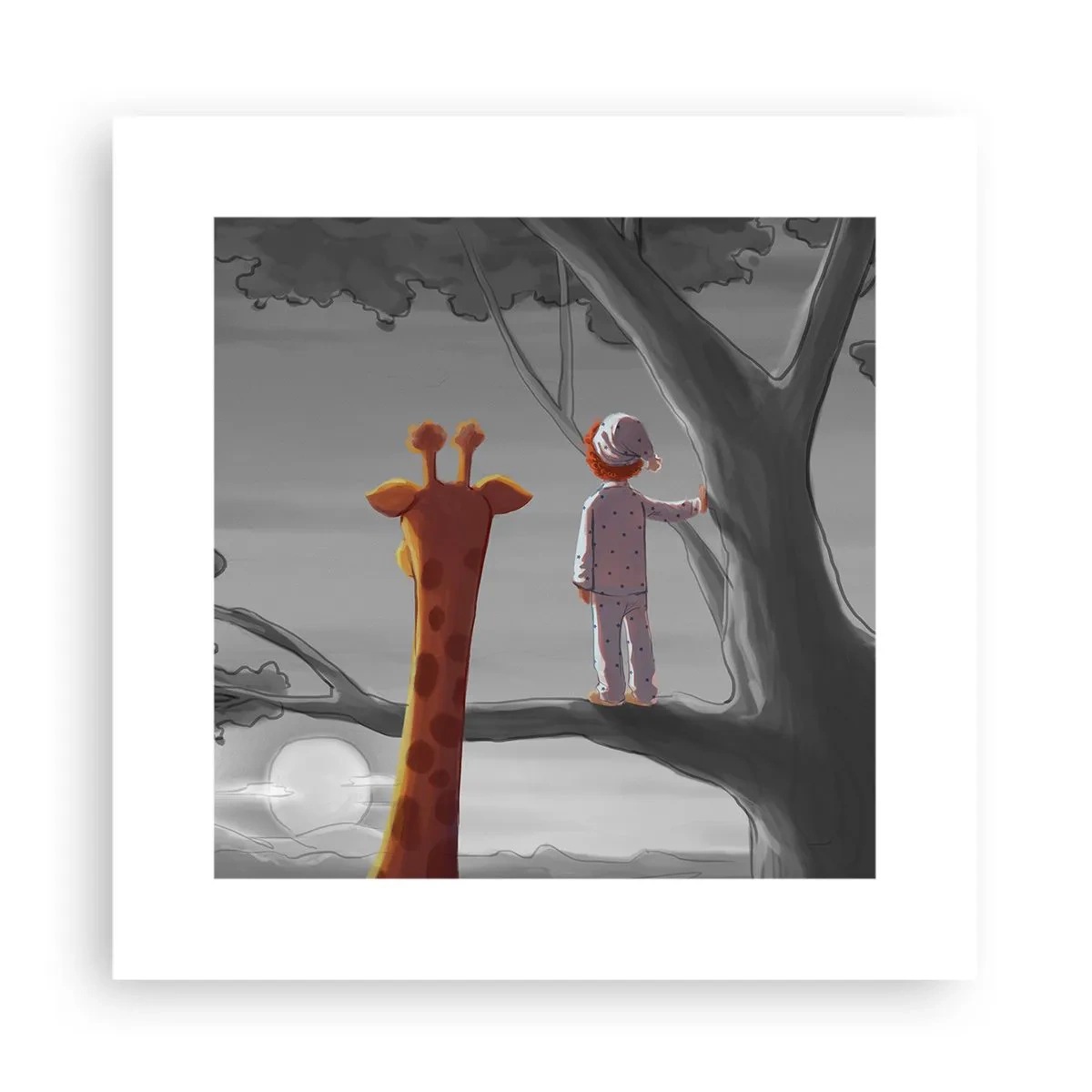 Affisch - Det händer på riktigt - 30x30 cm