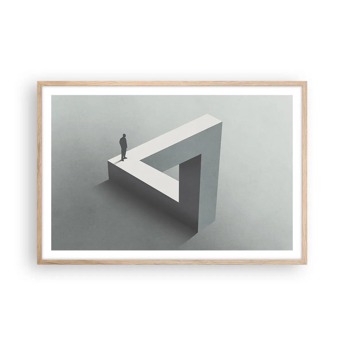 Affisch i ram av ljusek - Och ändå möjligt - 91x61 cm