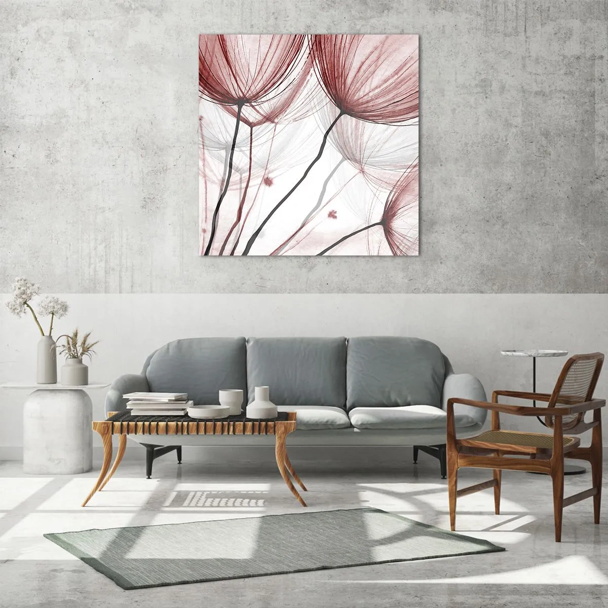Glastavla - Bild på glas - Före avresan - 60x60 cm