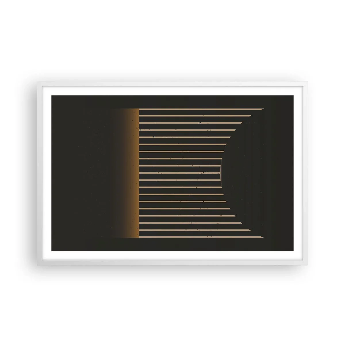 Affisch i vit ram - Utforska mörkret - 91x61 cm