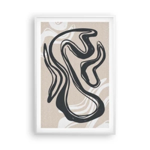 Affisch i vit ram - Mångfaldigt uttryck - 61x91 cm