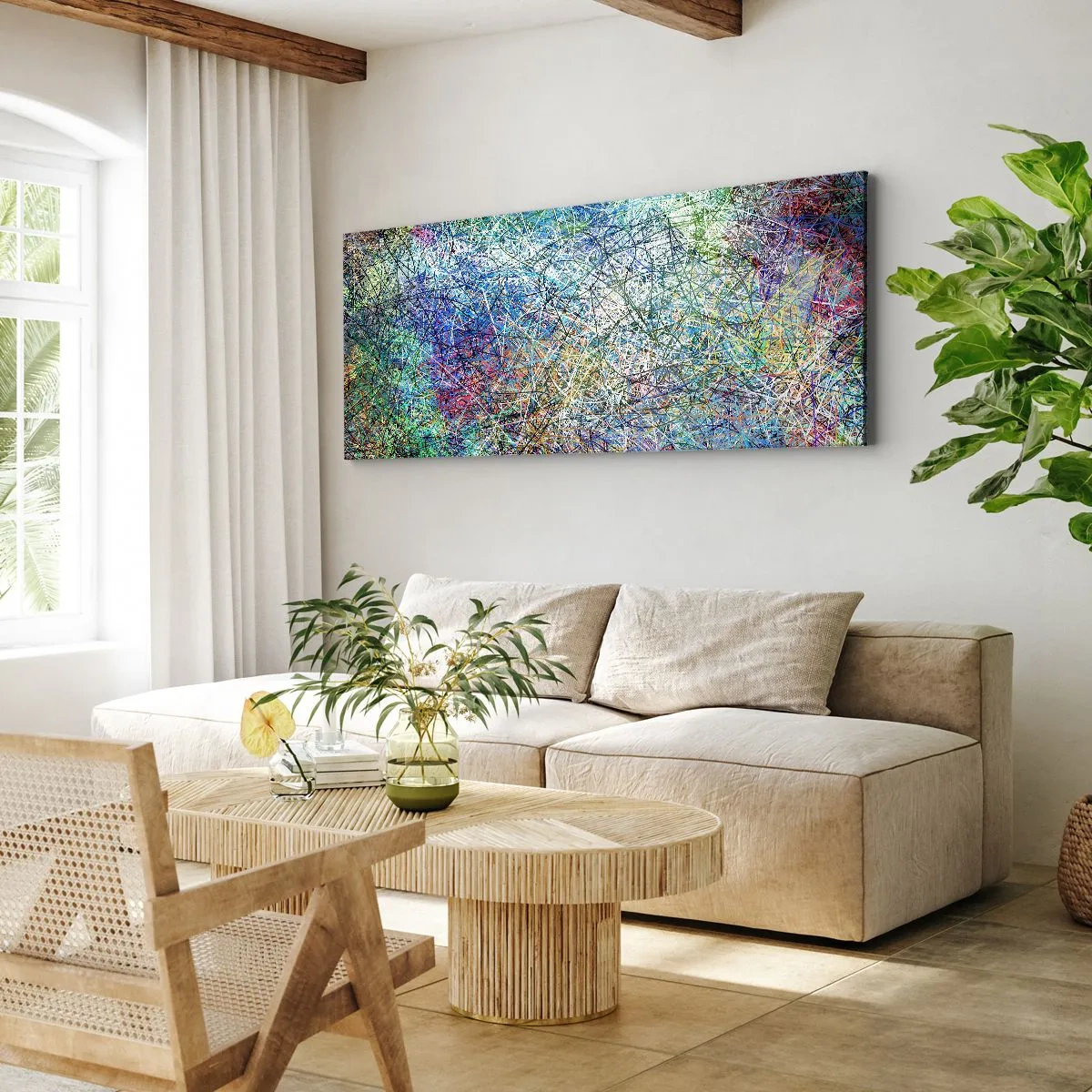 Canvastavla - Bild på duk - Det är inte så enkelt - 120x50 cm