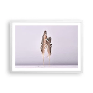 Affisch i vit ram - Mot intet - 70x50 cm