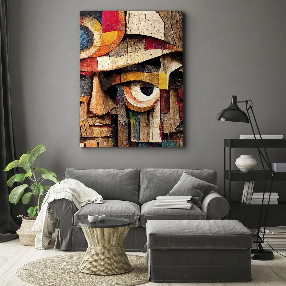 Canvastavla - Bild på duk - Jag ser dig... - 50x70 cm