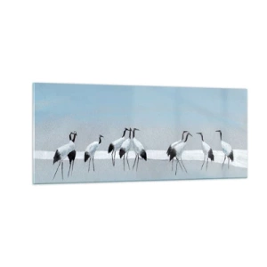 Glastavla - Bild på glas - Efter en het dag - 100x40 cm