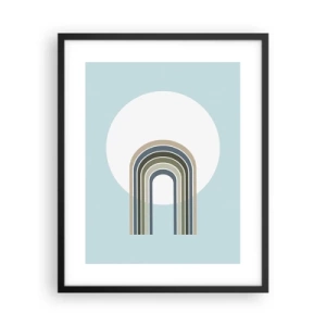 Affisch i svart ram - Ostoppad attraktionskraft - 40x50 cm