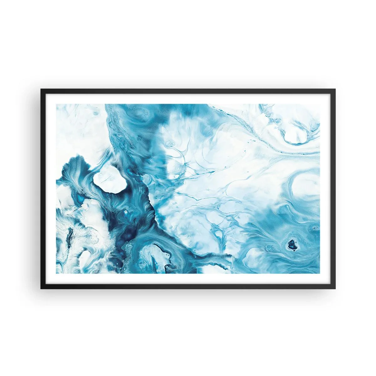 Affisch i svart ram - Blåhetens konsert - 91x61 cm