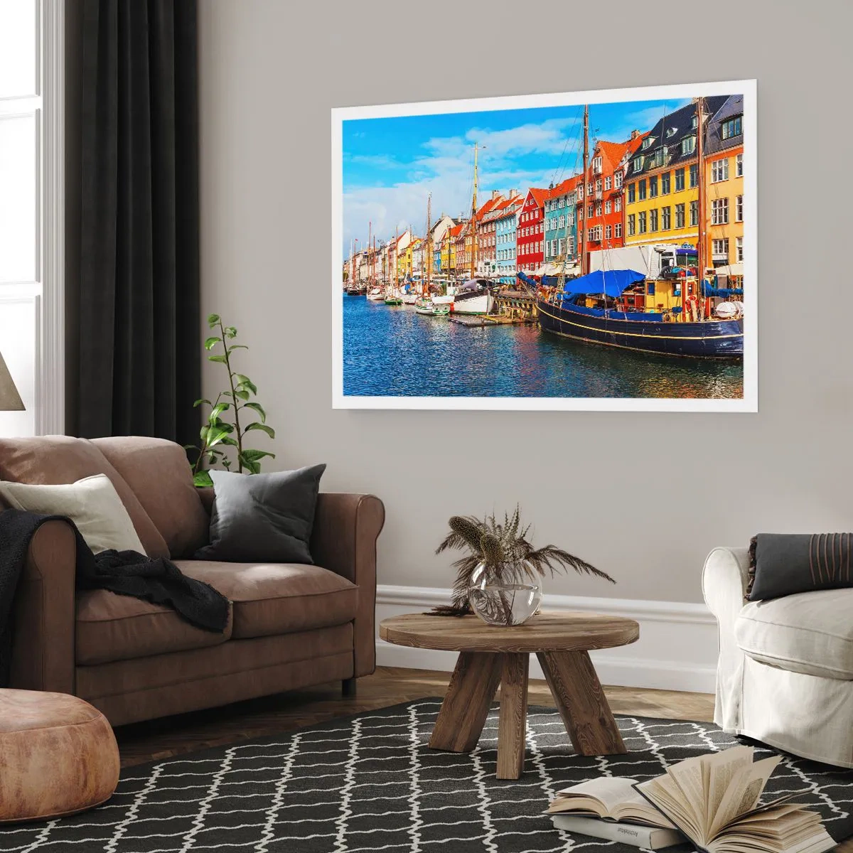 Affisch - Glad kaj - 70x50 cm