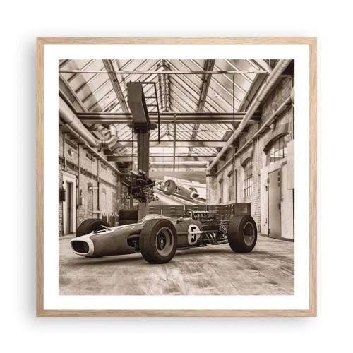 Affisch i ram av ljusek - Segrarens vila - 60x60 cm