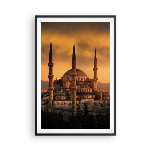 Affisch i svart ram - Gud är stor - 61x91 cm