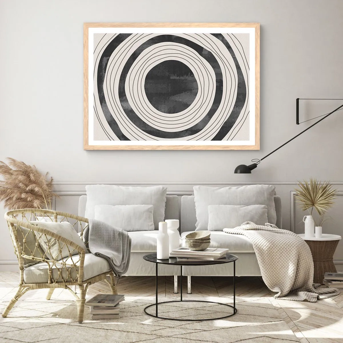 Affisch i ram av ljusek - I själva kärnan - 70x50 cm