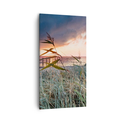 Canvastavla - Bild på duk - Försvinner inte med vinden - 55x100 cm