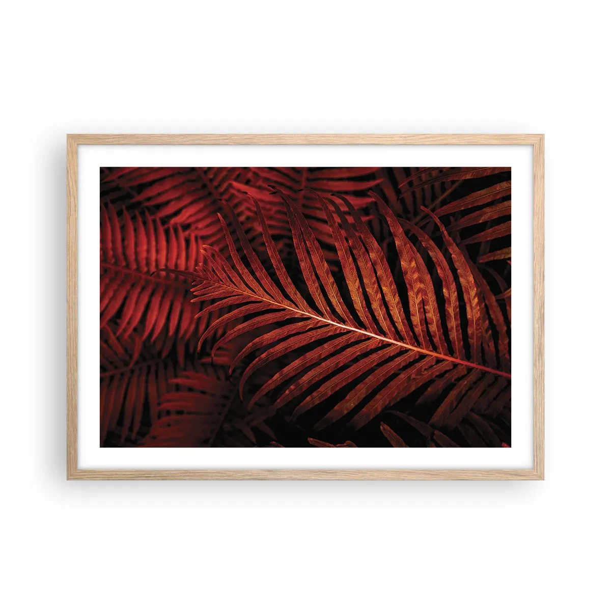 Affisch i ram av ljusek - Livets glöd - 70x50 cm