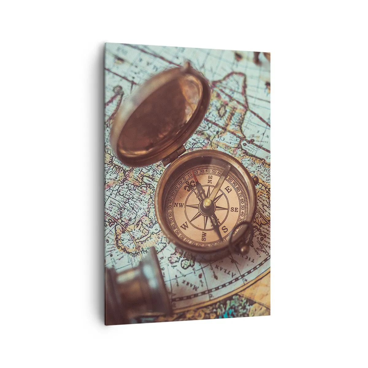 Canvastavla - Bild på duk - För äventyrare - 80x120 cm