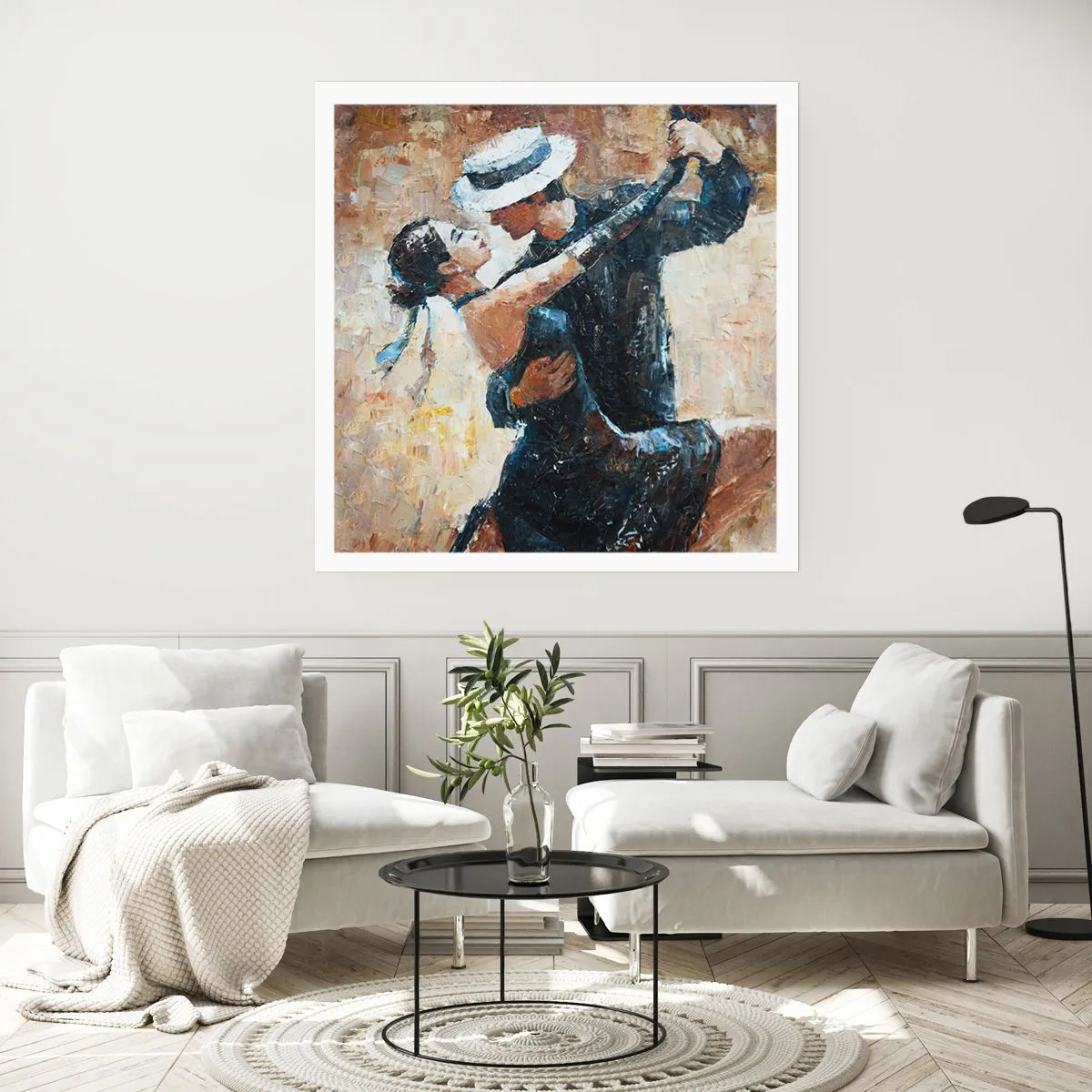 Affisch - A la Rudolf Valentino - 60x60 cm