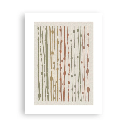 Affisch - Musikalisk färgnotation - 30x40 cm