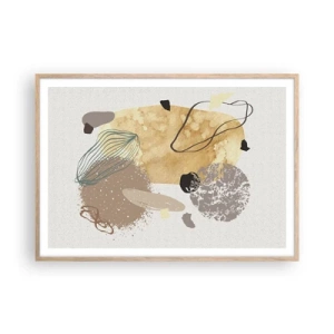 Affisch i ram av ljusek - Olika former - 100x70 cm