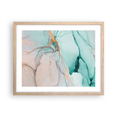 Affisch i ram av ljusek - Formernas och färgernas dans - 50x40 cm