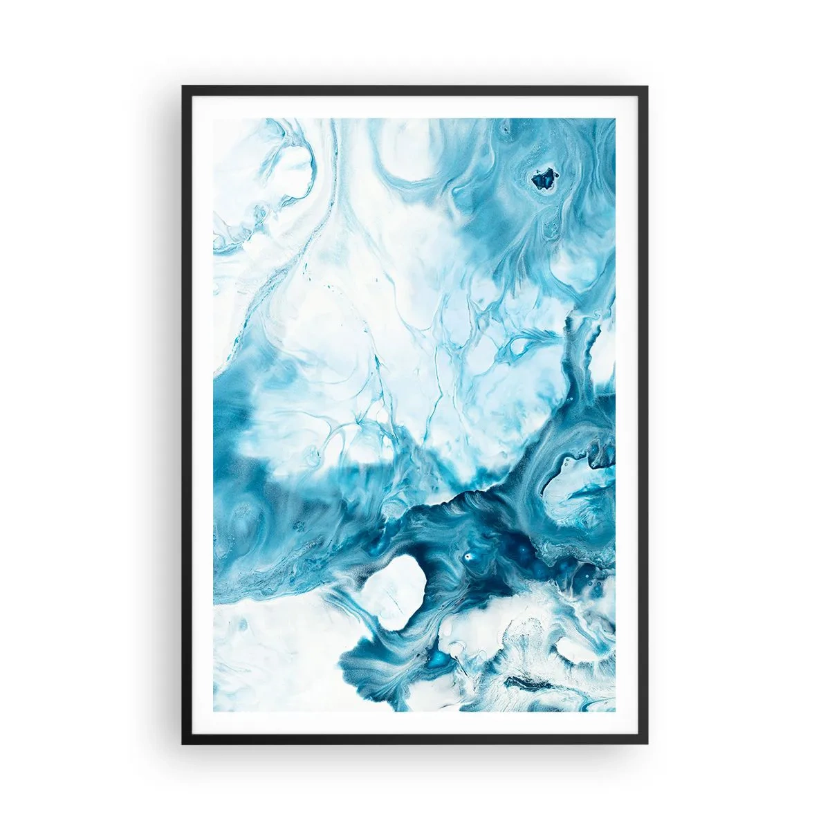 Affisch i svart ram - Blåhetens konsert - 70x100 cm