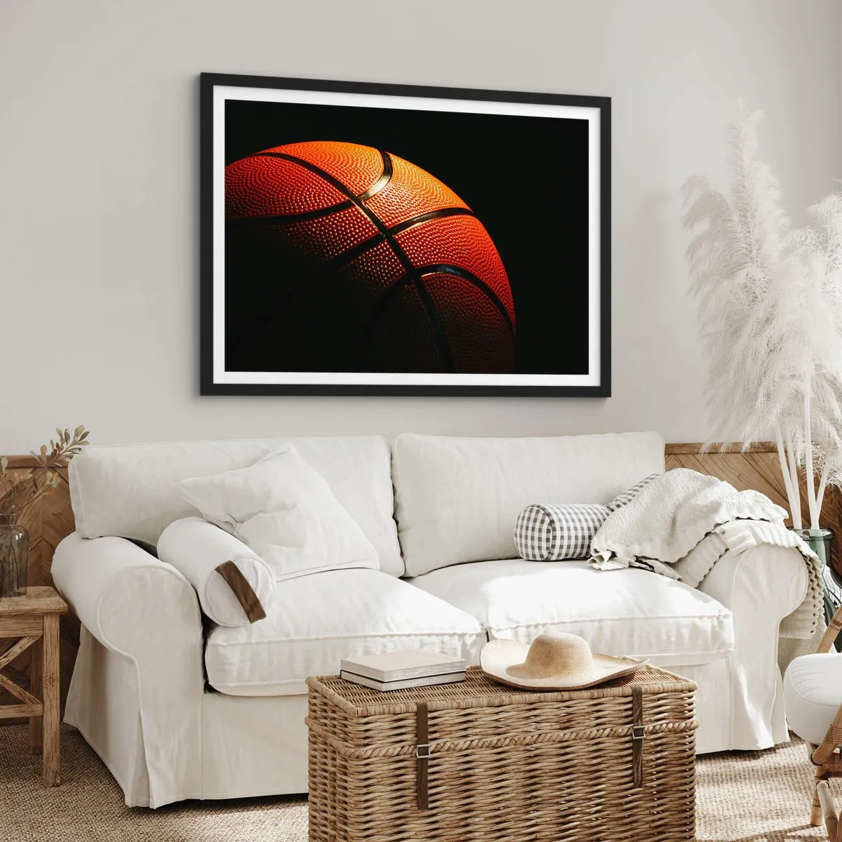 Affisch i svart ram - Vacker som planeten - 70x50 cm