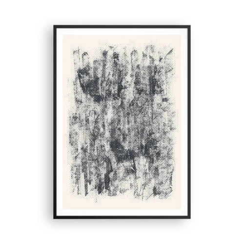 Affisch i svart ram - Dimmig komposition - 70x100 cm
