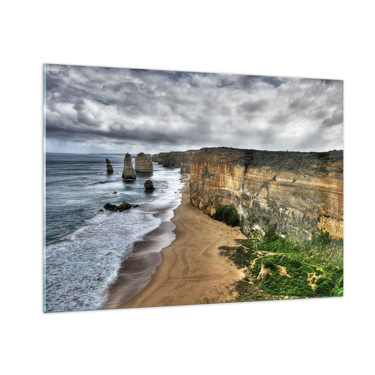 Glastavla - Bild på glas - Rå skönhet - 100x70 cm