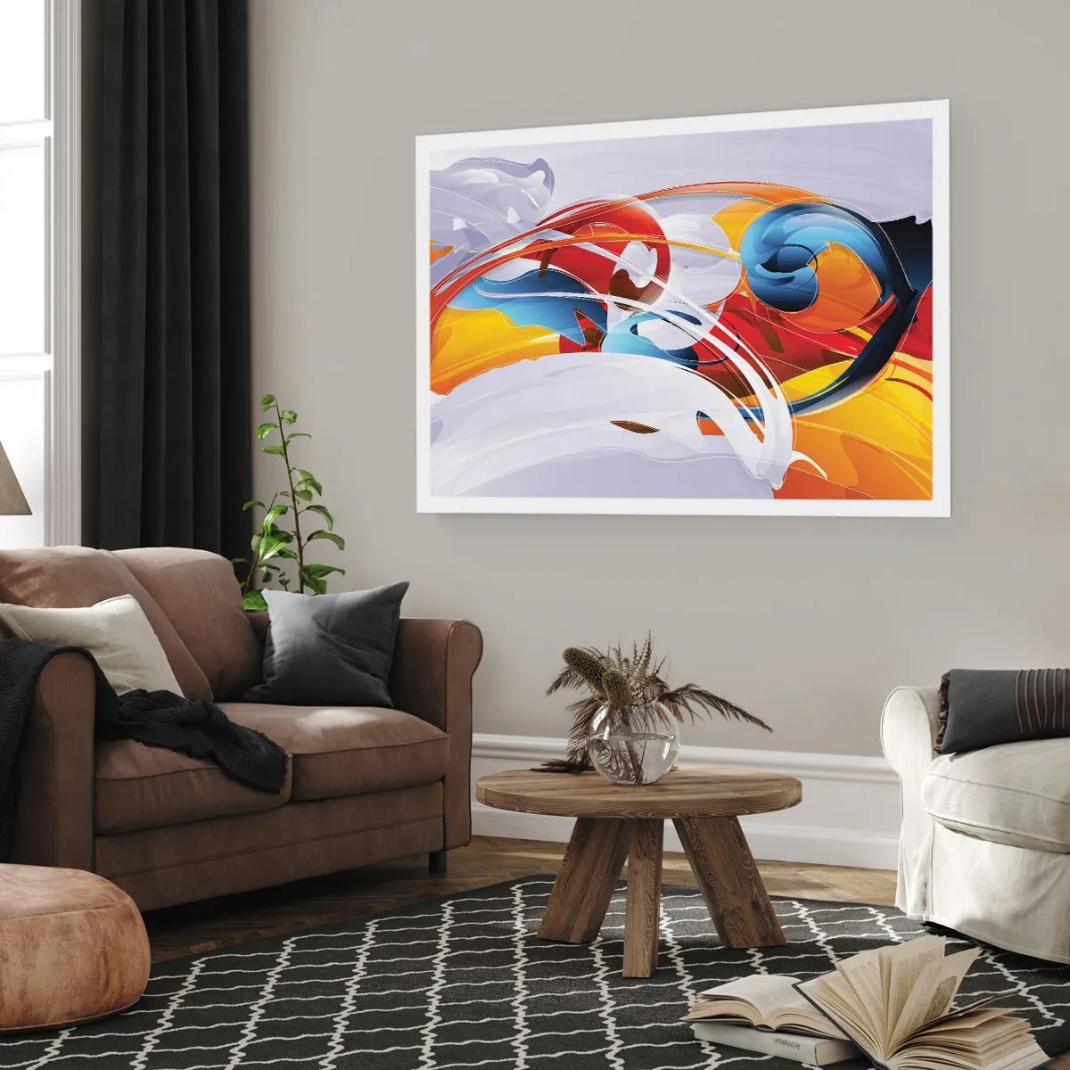 Affisch - Elementens dans - 40x30 cm