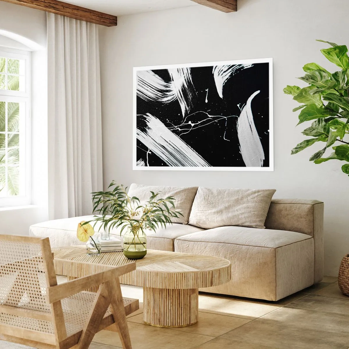 Affisch - Bryta mörkret - 100x70 cm