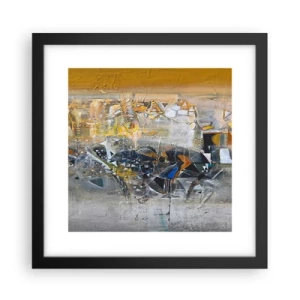 Affisch i svart ram - Allt blir bra - 30x30 cm