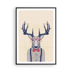 Affisch i svart ram - Rolig extravagans - 70x100 cm