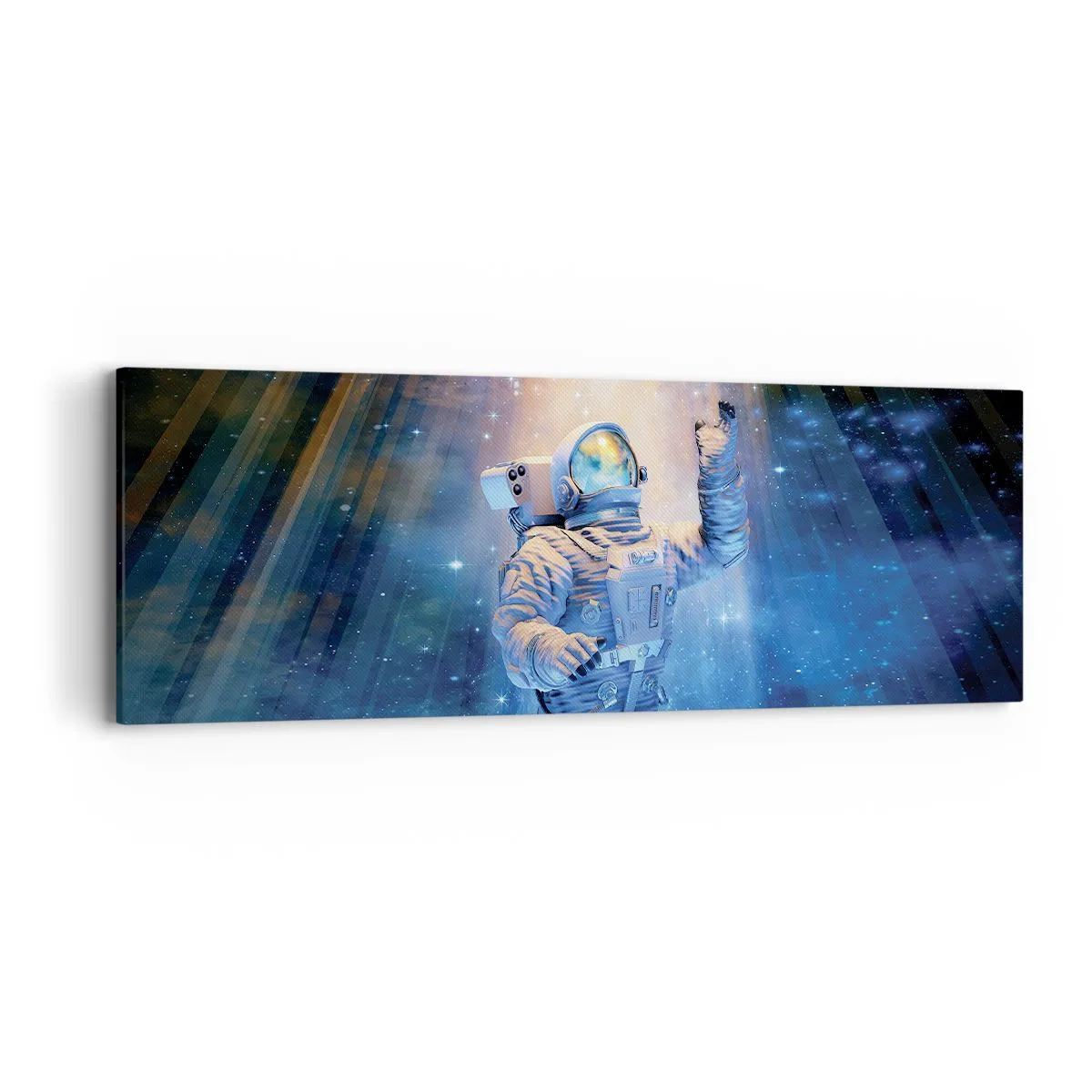 Canvastavla - Bild på duk - Äntligen i målet - 90x30 cm