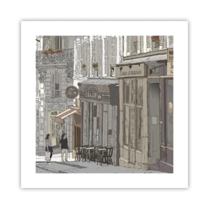 Affisch - Stadens nöjen - 40x40 cm