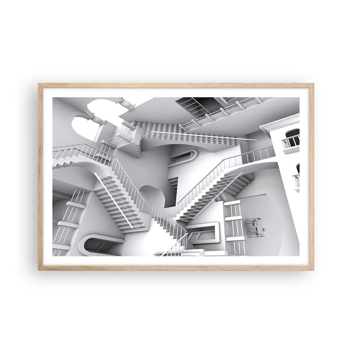 Affisch i ram av ljusek - Rummets paradoxer - 91x61 cm