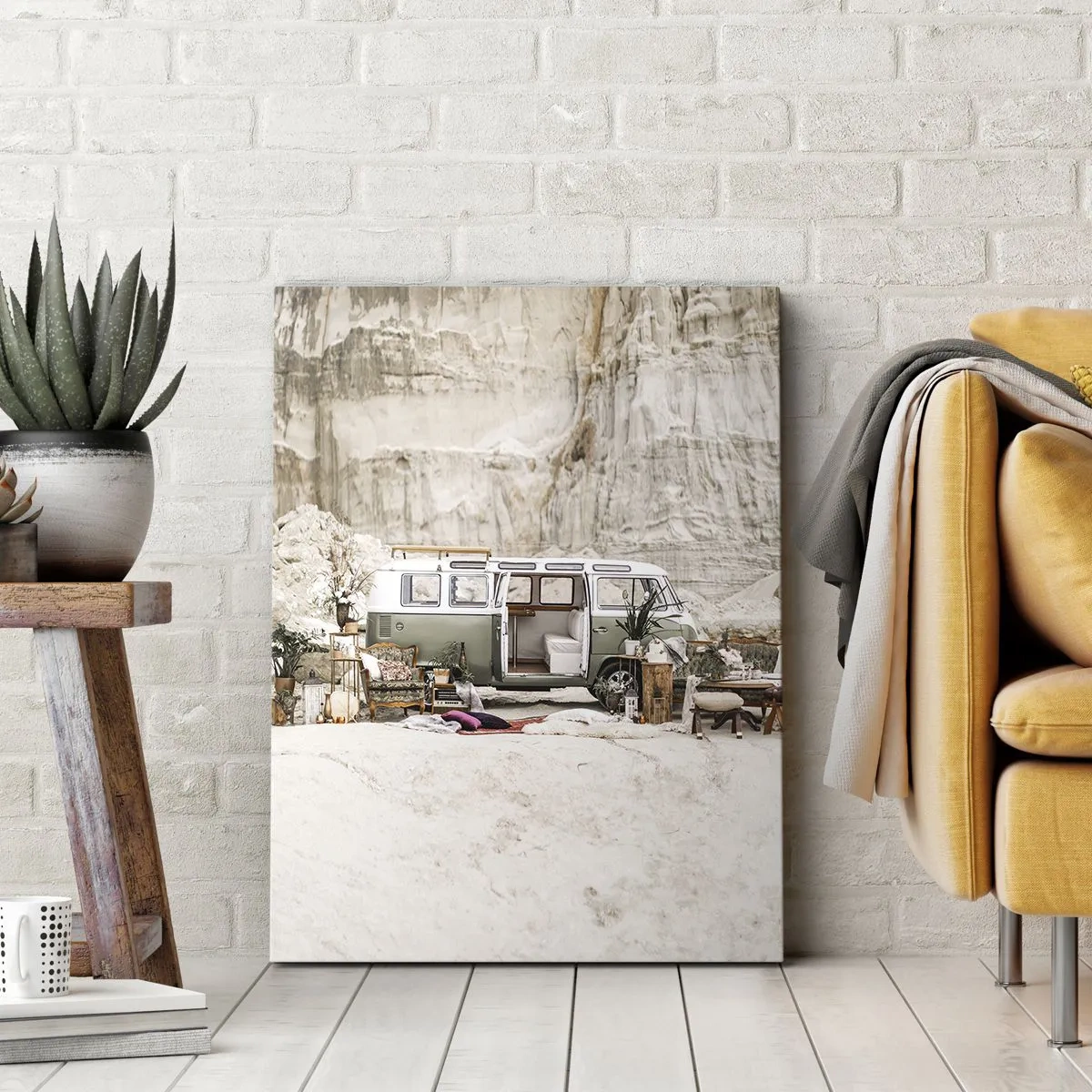 Canvastavla - Bild på duk - Dags att börja resan - 70x100 cm