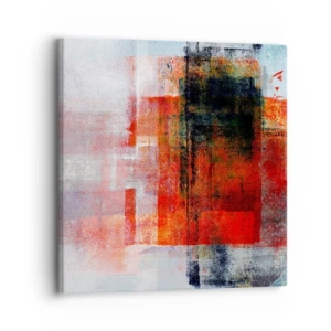 Canvastavla - Bild på duk - Glödande komposition - 30x30 cm