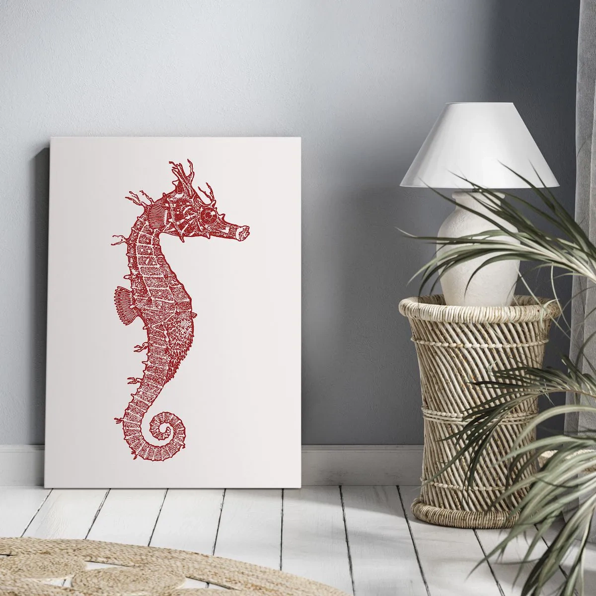 Canvastavla - Bild på duk - En intrikat varelse - 65x120 cm