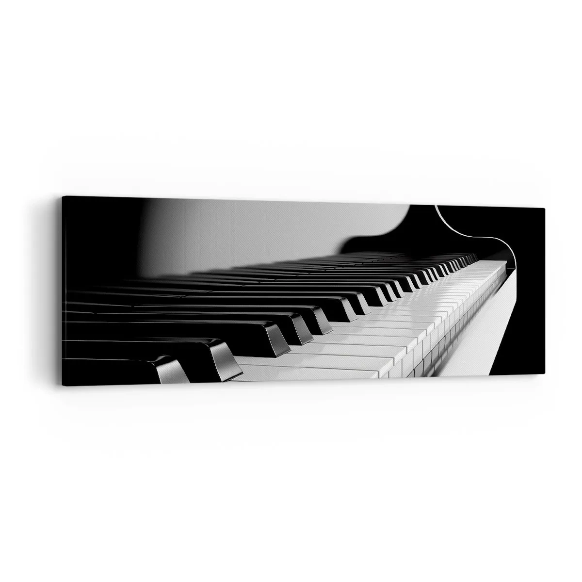 Canvastavla - Bild på duk - Harmoni av former och färger - 90x30 cm