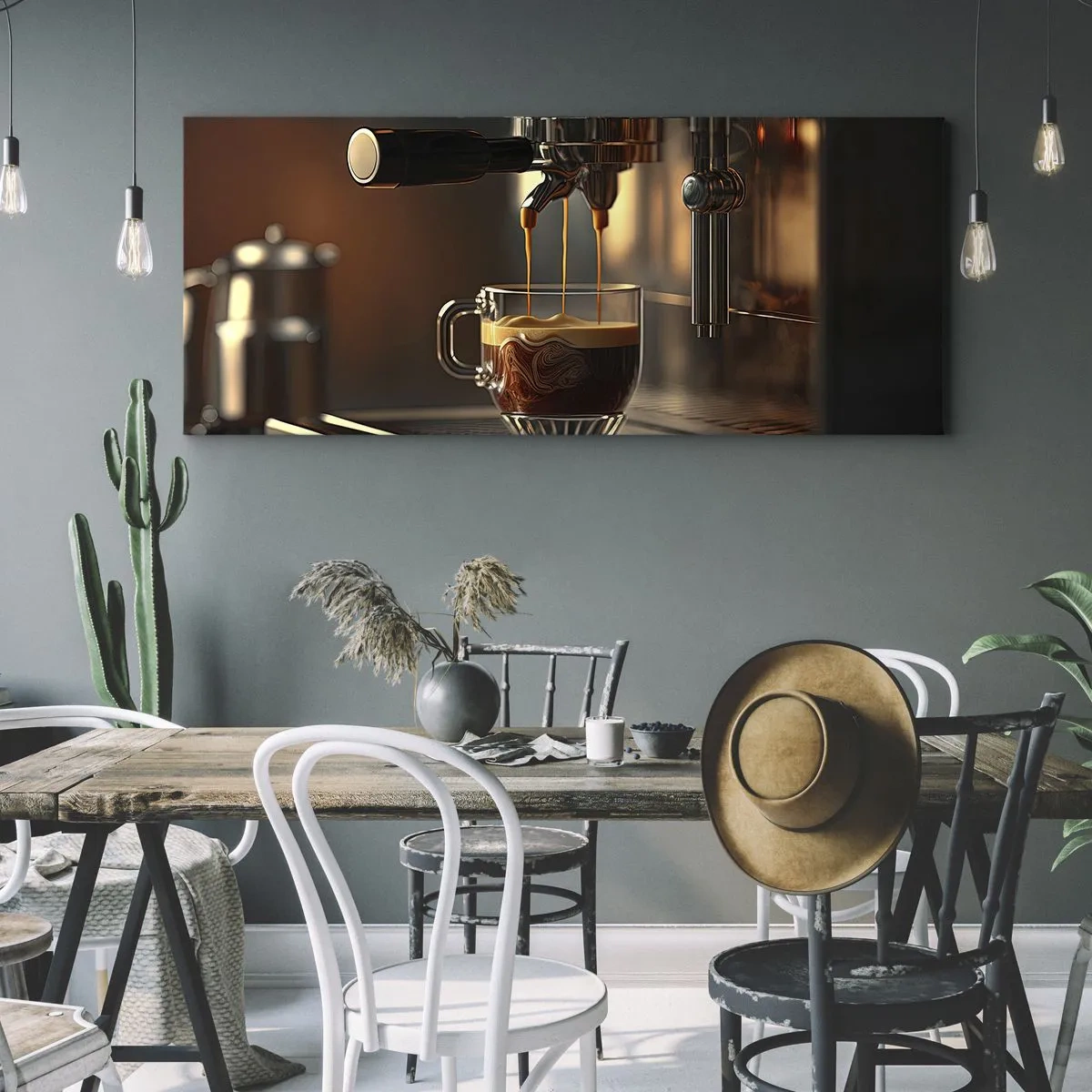 Canvastavla - Bild på duk - En sensuell blandning - 100x40 cm